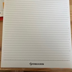 使いかけですが、、レポートパッドの画像