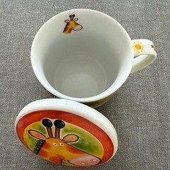 GALLERY by INHESION 蓋つきマグカップ キリンの画像