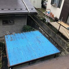 ※交渉中※【無料】物置　倉庫　小屋 差し上げます　金属スクラップにも！の画像