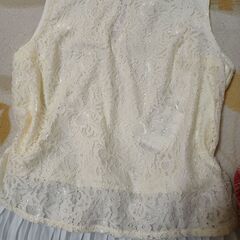 タグ付新品　クロップドパンツセットアップ　Lサイズの画像