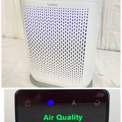 JT603 LUNINO E-200 空気清浄機 70畳対応 花粉対策 PM2.5自動検知 1台多役 脱臭 消臭 除菌 箱付き 取説付き 通電動作確認済 中古現状品 現地引き取りのみの画像