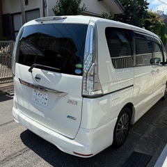 平成２６年日産セレナハイウェイスターSハイブリッド　衝突軽減　美車　ナビ　TVの画像