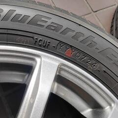 Blue Earth タイヤ　4本セット　24年製　155/65R13の画像