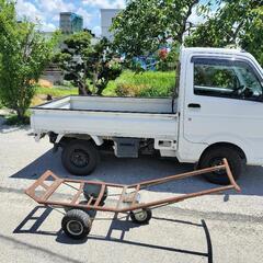 台車　荷車　ログキャリーの画像