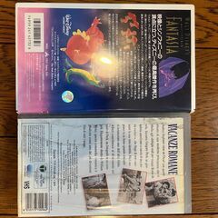VHS (ファンタジア、ローマの休日)の画像