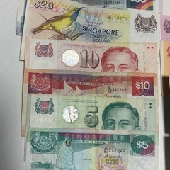 シンガポール　紙幣　旧紙幣　まとめて　167ドルの画像
