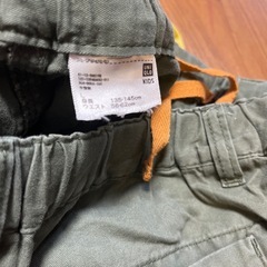 140cm ハーフパンツ2枚の画像