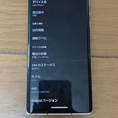 Leitz Phone 1 12/256gb simフリー 背面割れの画像