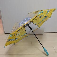 40cm 幼児用傘 はやぶさ 新幹線 電車の画像