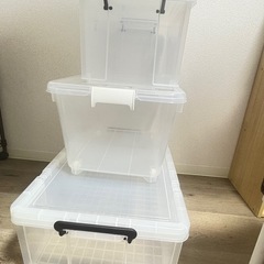 【0円】収納ボックスセット・キャリーバックなどの画像