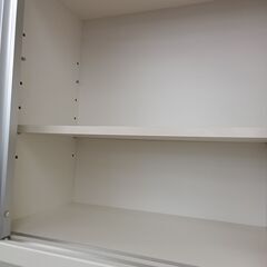 ★リユースのサカイつくば店★TK5946 NITORI 食器棚 ホワイト H200×D50×W120 クリーニング済みの画像