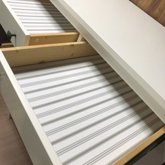 オシャレな北欧風タンス  チェスト 美品 棚 シェルフ 衣装棚 ホワイト  激安の画像