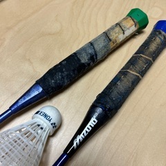 バドミントンラケット　遊具　部活　スポーツの画像