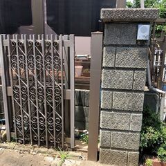 ※交渉中※【無料】門扉差し上げます　金属スクラップにも！の画像