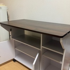 折り畳みキッチンカウンターの画像