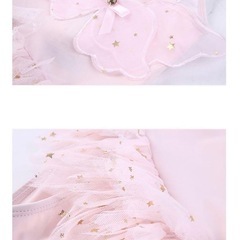 【未使用品】100 子供水着 キッズ ベビー 2点セット ワンピース プール スイミング 女の子の画像