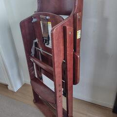 KATOJI　木製ハイチェア　ベビーチェアの画像