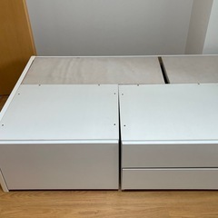 シングルベッド(収納、コンセント付き)の画像