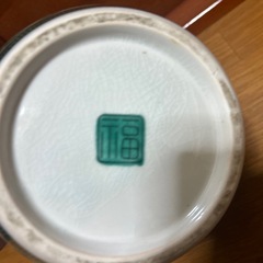 お値引しました！九谷焼　飾り壷　花瓶　角福　花生　陶器の画像