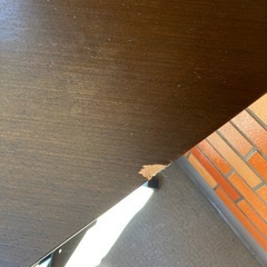 【無料で差し上げます
】ダイニングテーブルと椅子2脚の画像
