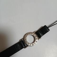 ブラックレザーストラップの画像