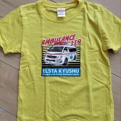 AMBULANCE 119 Tシャツ 黄色　130センチの画像