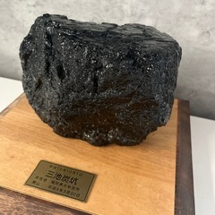 世界遺産　三池炭鉱　炭鉱石　の画像