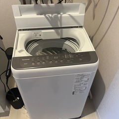パナソニック　縦型洗濯機　2021年製造　NA- F60PB14の画像