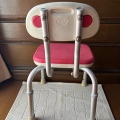 【安寿】バスチェア　ピンクの画像