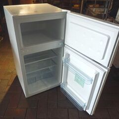 SAMKYO 95L 2ドア冷蔵庫 GU90 白 2021年製 直冷式 冷蔵庫 キッチン家電 札幌市東区 新道東店の画像