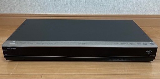 ワンわんさん専用　ブルーレイ レコーダーBD-W560 整備済　作動保証 SHARP】ブルーレイレコーダー BD-W560 リモコン・説明書
