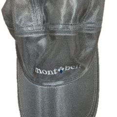 mont-bellのメッシュキャップ　シルバー
