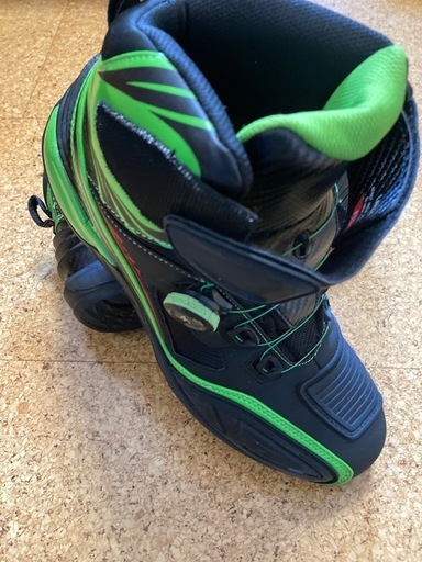 エルフ (ELF) ライディングシューズ S17 【エスセブンティーン】 グリーン 27.0cm ELS17