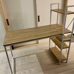 モダンデコ ラック付きPCデスク の画像