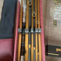 磯竿　クエ竿　【希少】　がまくえ　グレートインパルス60号　4,8M【美品】の画像