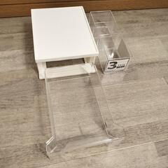 プラスチック 収納ケース 2点の画像