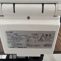 三菱IHジャー炊飯器　NJ-VE108-Wの画像
