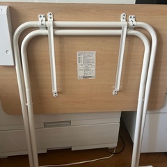 折り畳み　テーブル　引き出し付きの画像