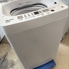 2024年　ハイセンス  洗濯機　6kg  ピカピカの画像