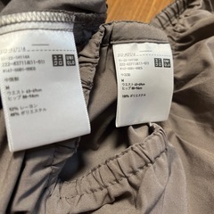 ユニクロ　M スカート(とろみグレー)の画像
