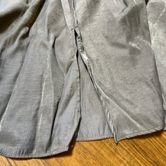 ユニクロ　M スカート(とろみグレー)の画像