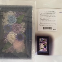 【ギフト】プリザーブドフラワー 線香 セット 【お悔やみ】の画像