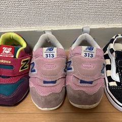 12.5-13.5cm靴ニューバランス、VANSの画像
