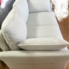 2人掛けソファー 収納付き！ 使用期間一年未満の画像