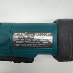 中古　makita マキタ　小型レシプロソー　JR1000FT　ジグゾーブレード他　ケース付き　動作確認済　電動工具の画像