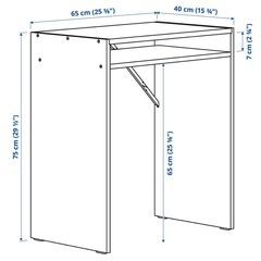 IKEA デスク 65×40の画像