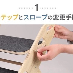 ドッグステップ ドッグスロープ 3段 2WAY 階段 ペットステップ 犬 　 折りたたみ ベッド ステップ 犬用階段 の画像