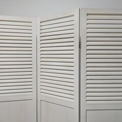 【美品2個セット】萩原 天然木3連パーテーション（MS-6613AW）の画像