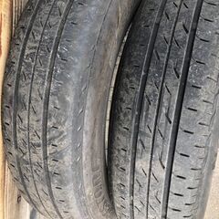 【商談中】1３インチ　アルミホイール（3本山無し夏タイヤ付）4本セット　（145/80R13）の画像