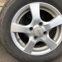 【商談中】1３インチ　アルミホイール（3本山無し夏タイヤ付）4本セット　（145/80R13）の画像